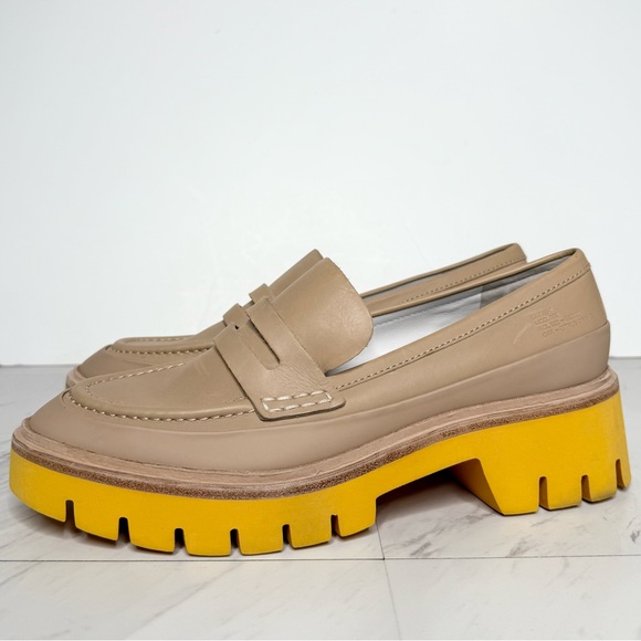 Oncept Shoes - Oncept Seoul Oak Citrus Orange Lug Sole Loafer 8 1/2